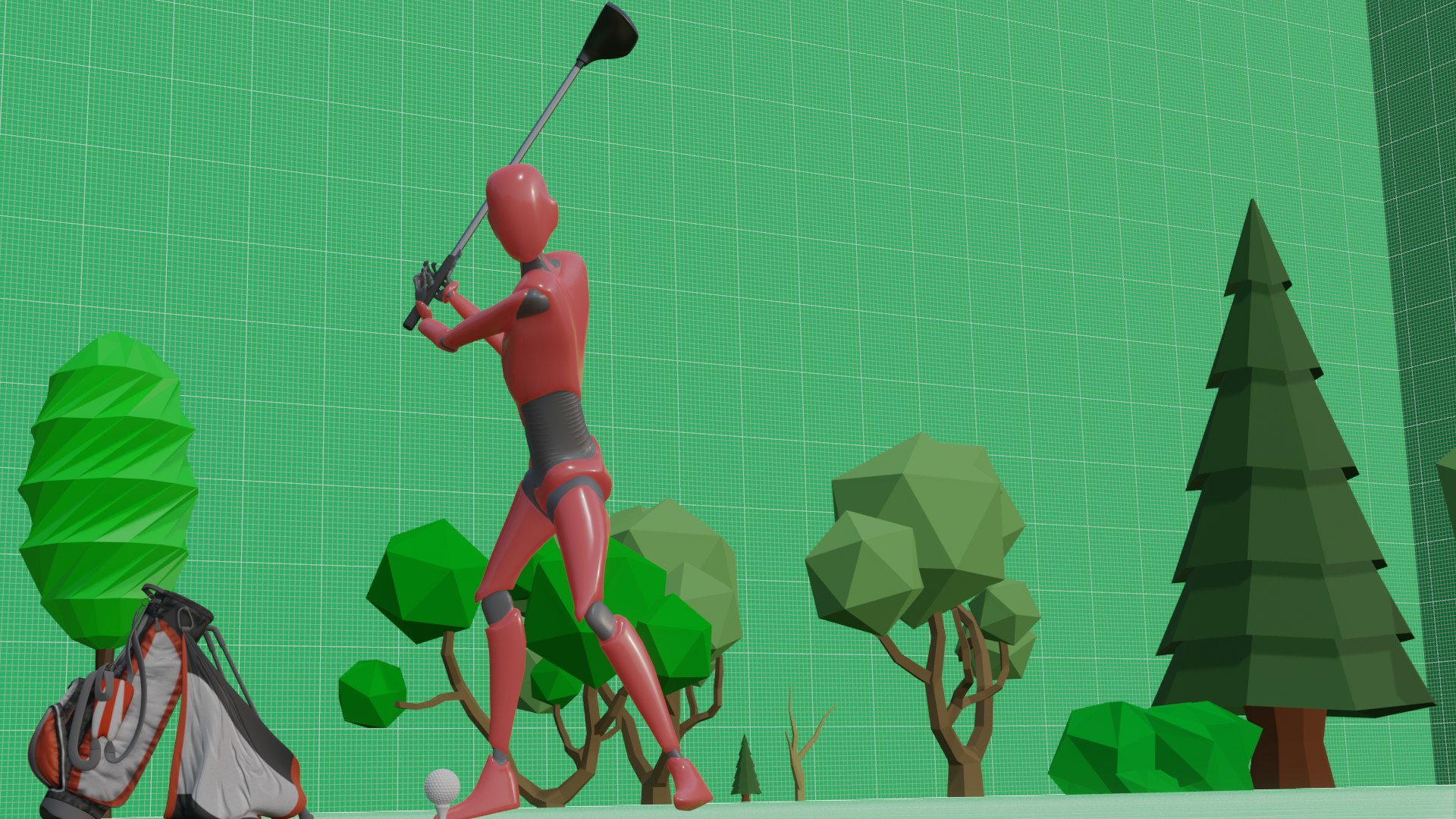 3D Model Golf Animations - Motion Cast05 Vol1 - TurboSquid 1937957