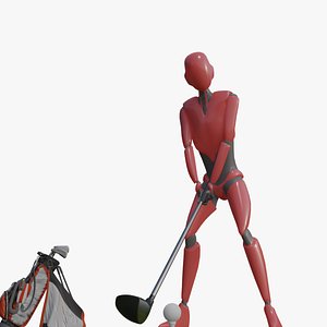 3D model Golf animations - Motion Cast05 Vol1