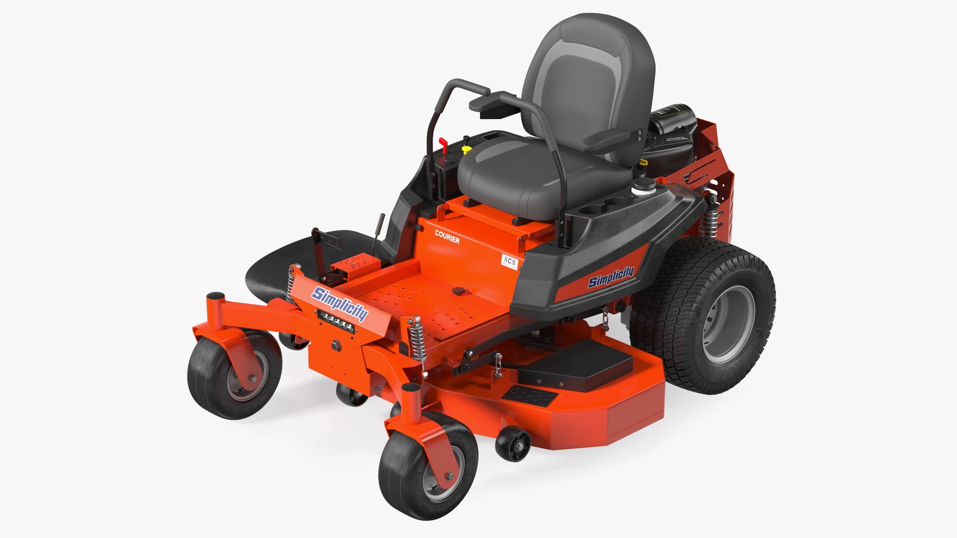 Zero Turn Mower Simplicity 3D model preview