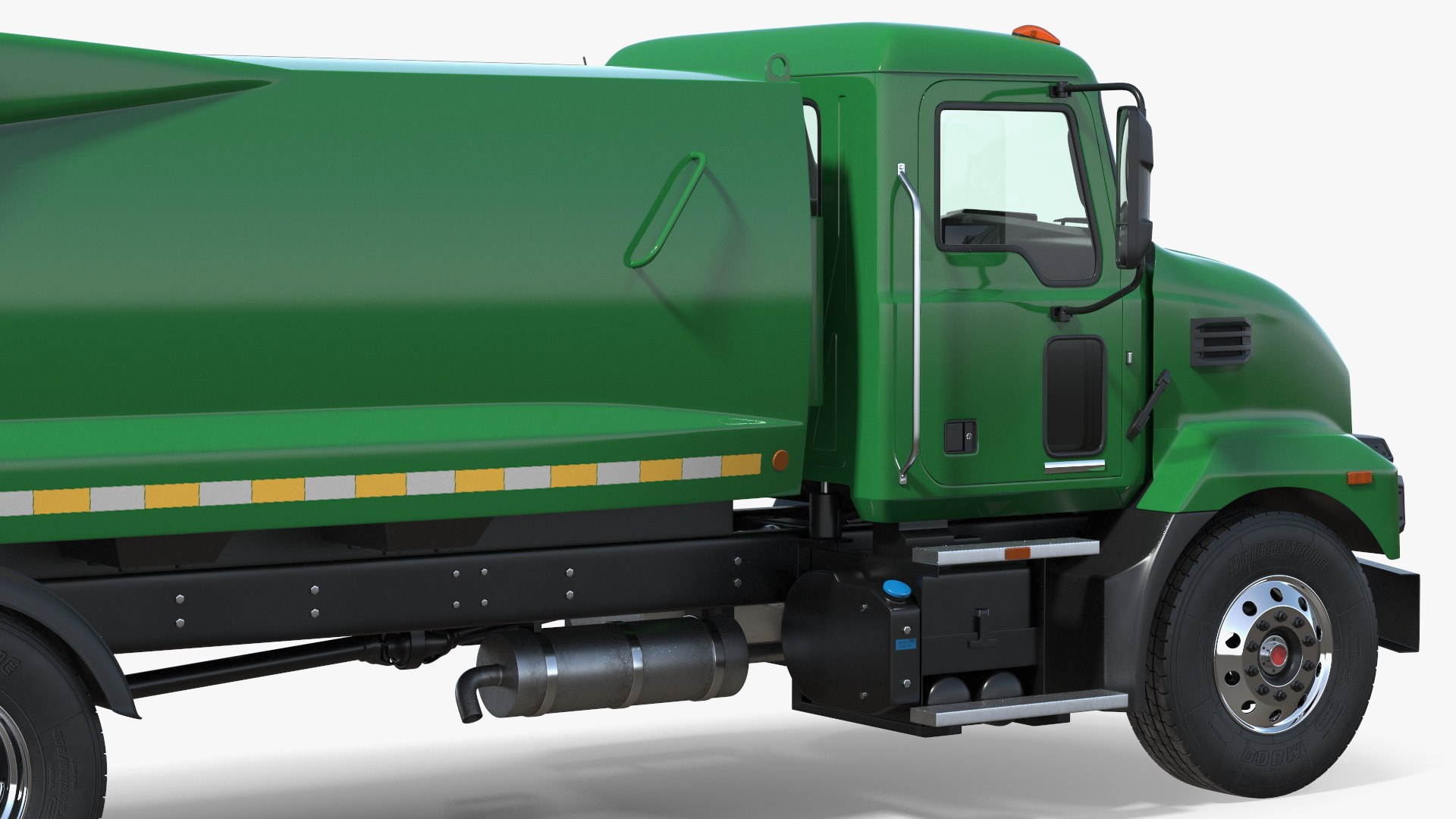 3D Medium-Duty Garbage Truck Rigged - TurboSquid 2059766