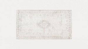 3D LOUIS DE POORTERE FADING WORLD MEDALLION 8383 SALT PEPPER RUGS
