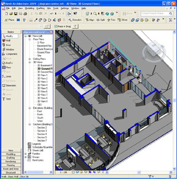 school building revit file max