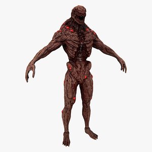 3D Mutant Humanoid Monster model