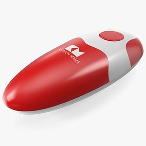Electric Can Opener Kitchen Mama Red