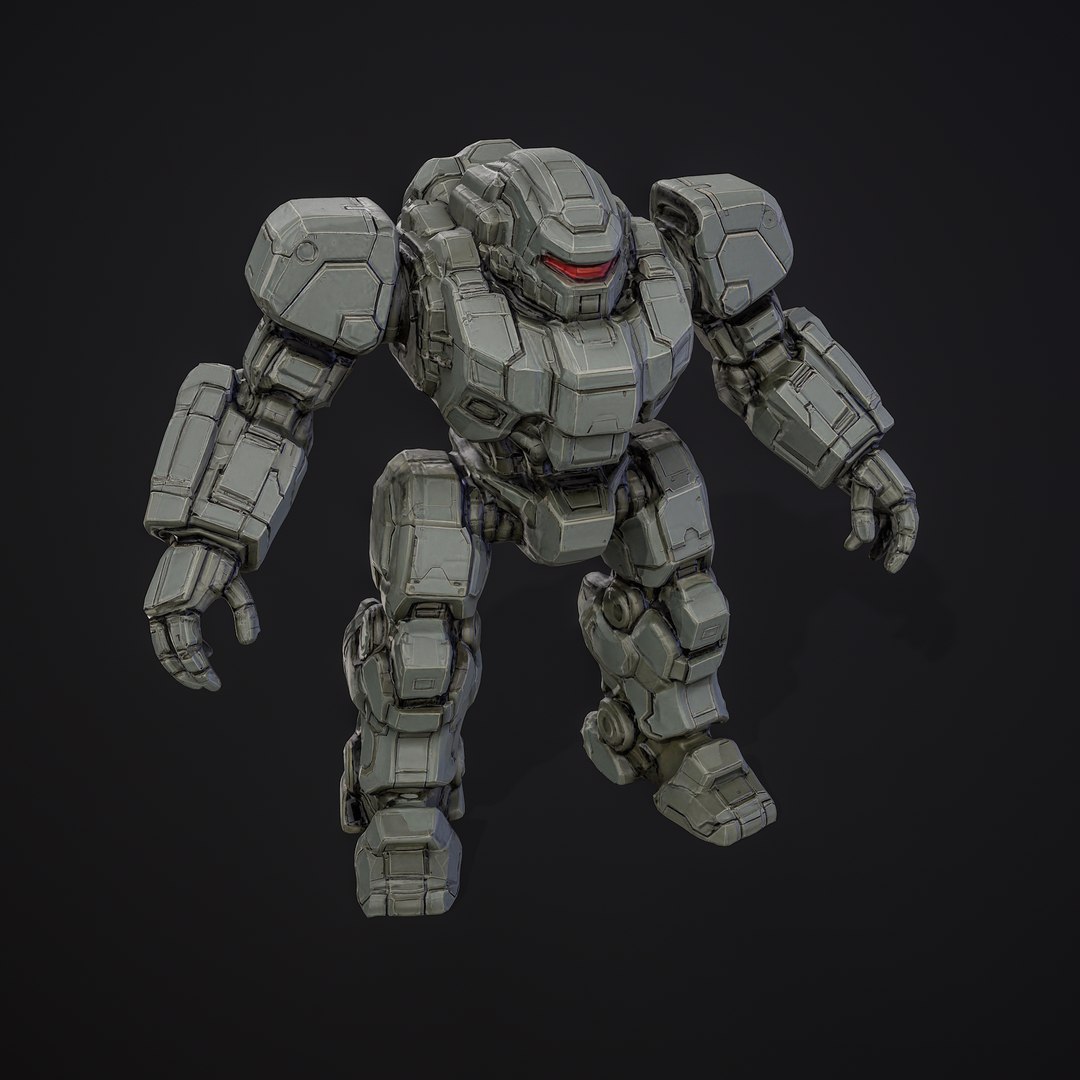 Mecha Robot Model - TurboSquid 2494091