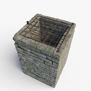 3D Trapdoor with iron grate