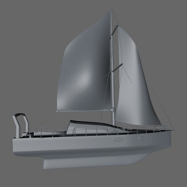 3d sailboat model