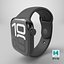 Apple Watch Series 10 Black with Rubber Strap and Display On