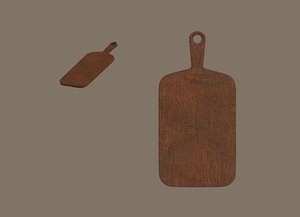 wooden chopping 3D model