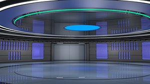 3D Sci Fi Room Interior model