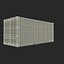 20 ft iso container 3d 3ds
