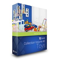 CGAxis Models Volume 40 Toys MentalRay