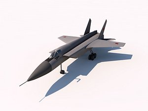 3d model mikoyan foxhound