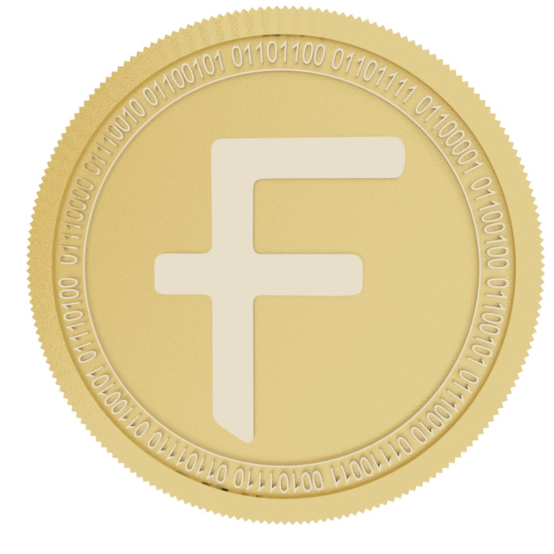 Flexacoin gold coin 3D - TurboSquid 1497123