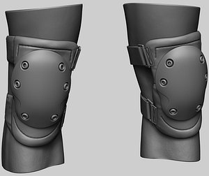 3D blackhawk knee pads model