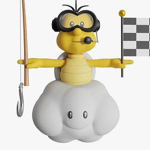 Mario Kart Lakitu Cloud  Super Mario Assets