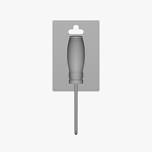 Screwdriver Package - Geometry Only No Textures No Materials
