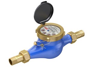 meter water 3D model