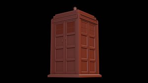 3D Doctor Who Tardis - Animation Ready