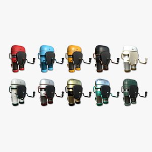 10 Jetpacks C Collection - SciFi Character Design 3D