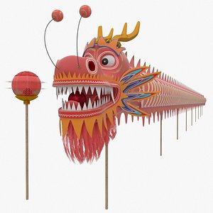 3D chinese dragon model