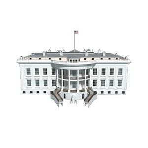 3D model washington white house