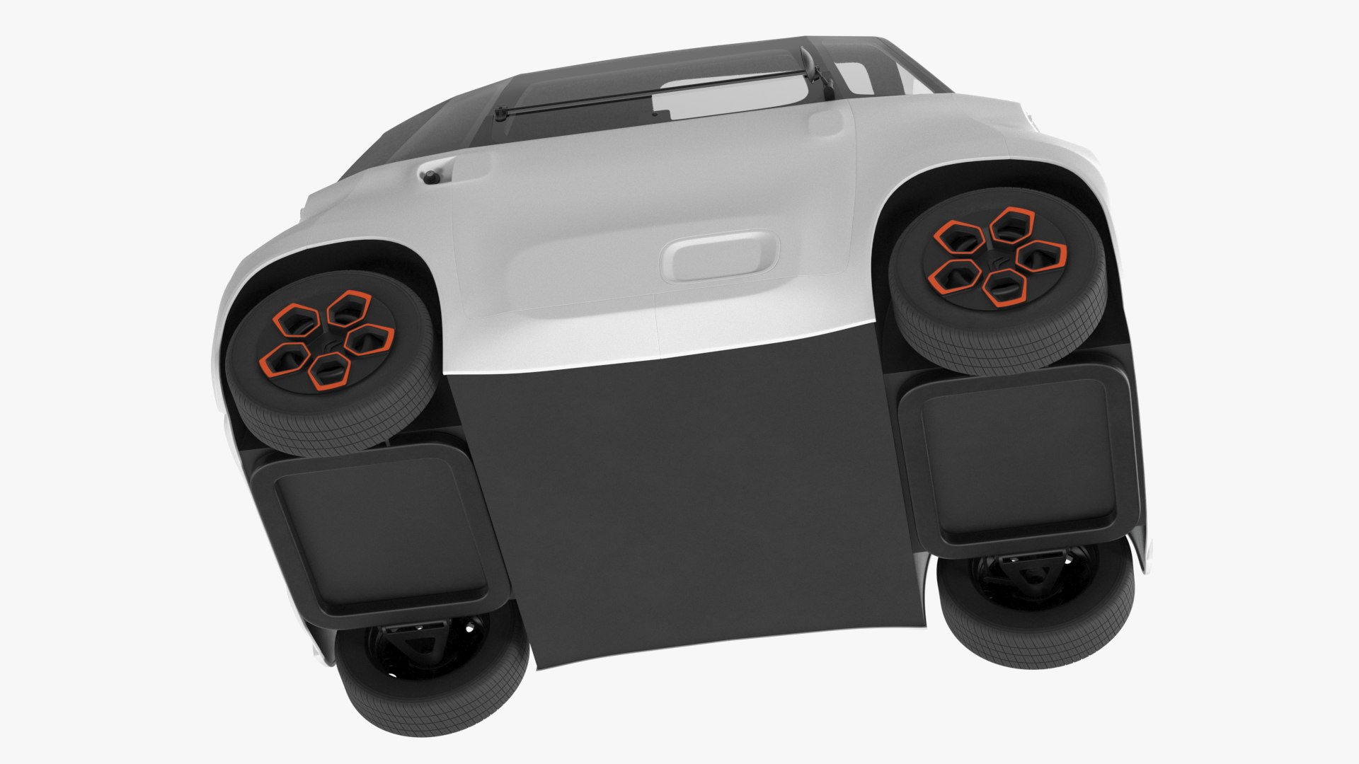 Urban Electric Scooter Simple Interior model - TurboSquid 2092933