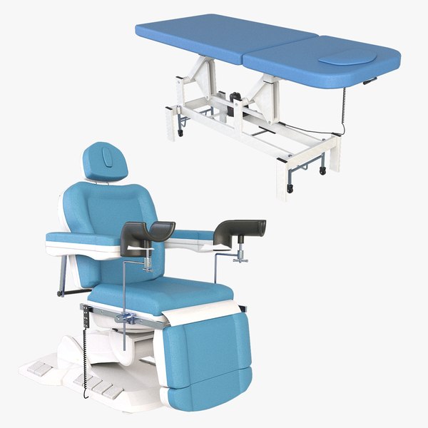 Medica Examination Bed Collection 3D model