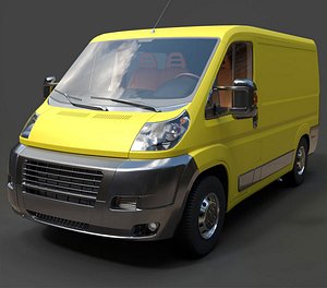 L1H1 Commercial Cargo Van - Optimized 3D Model