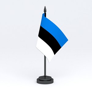 3D model Table Flag Estonia
