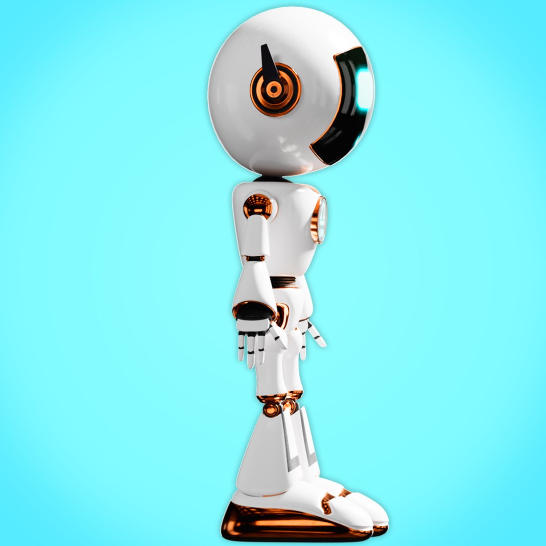 Rigged Robot 3D Model - TurboSquid 1910835