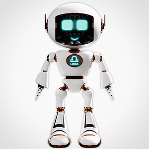 Rigged Robot 3D model