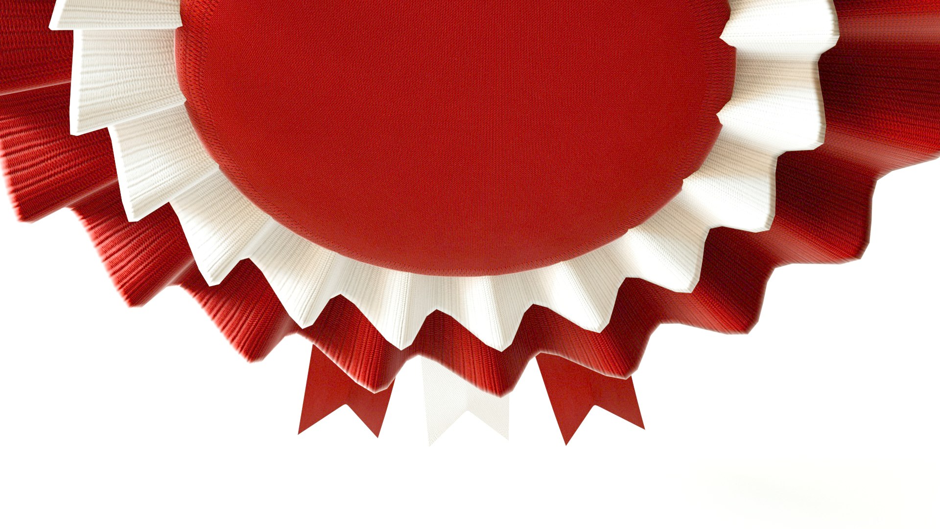Rosette Ribbon Model - TurboSquid 1553104