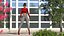 Light Skin City Style Woman Rigged for Cinema 4D
