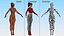 Light Skin City Style Woman Rigged for Cinema 4D