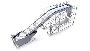 Plastic modular inspection elevator