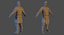 3d medieval characters real-time archer