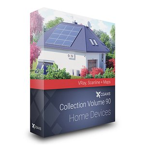 Home Devices 3D Models Collection Volume 90 VRay