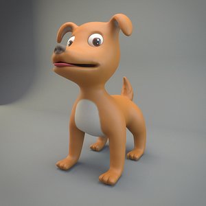 dog cartoon model