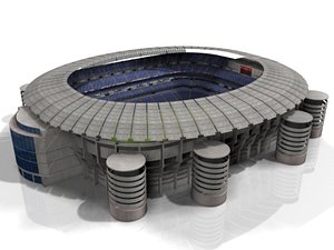 3d model stadium building