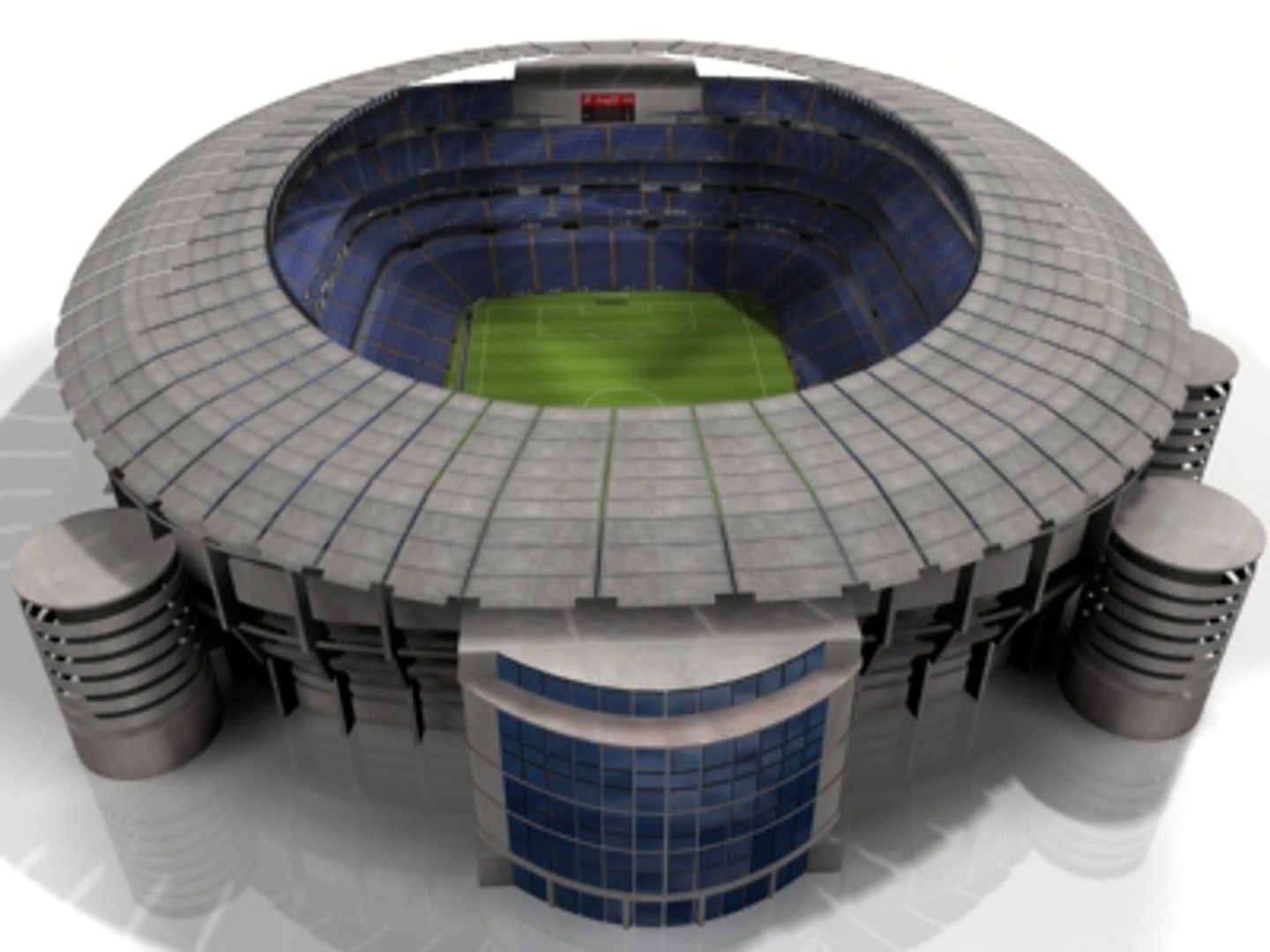 3d Model Stadium Building
