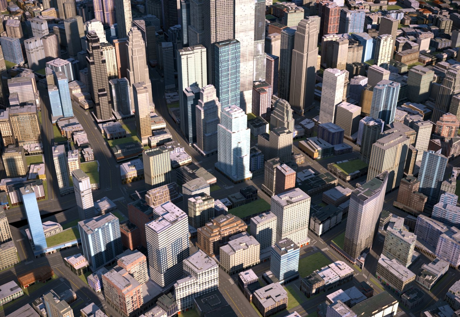 3D City Cityscape Model - TurboSquid 1407864