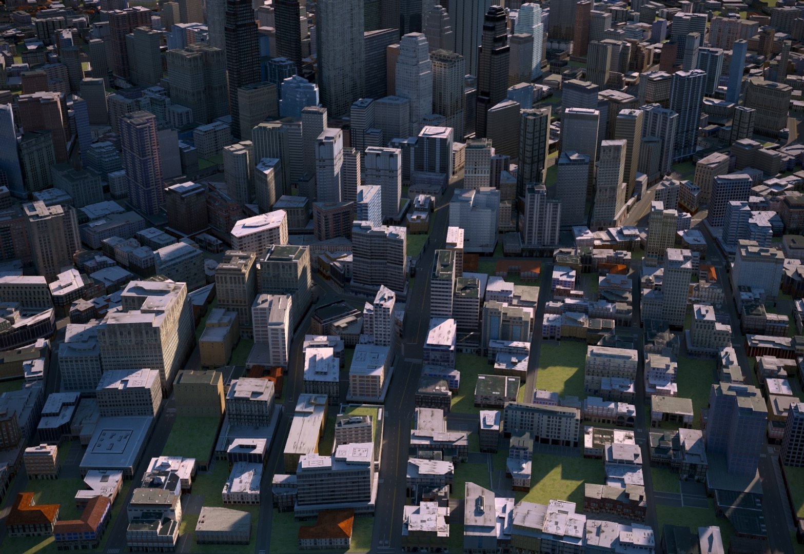 3D City Cityscape Model - TurboSquid 1407864