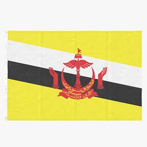 Flag Laying Pose Brunei