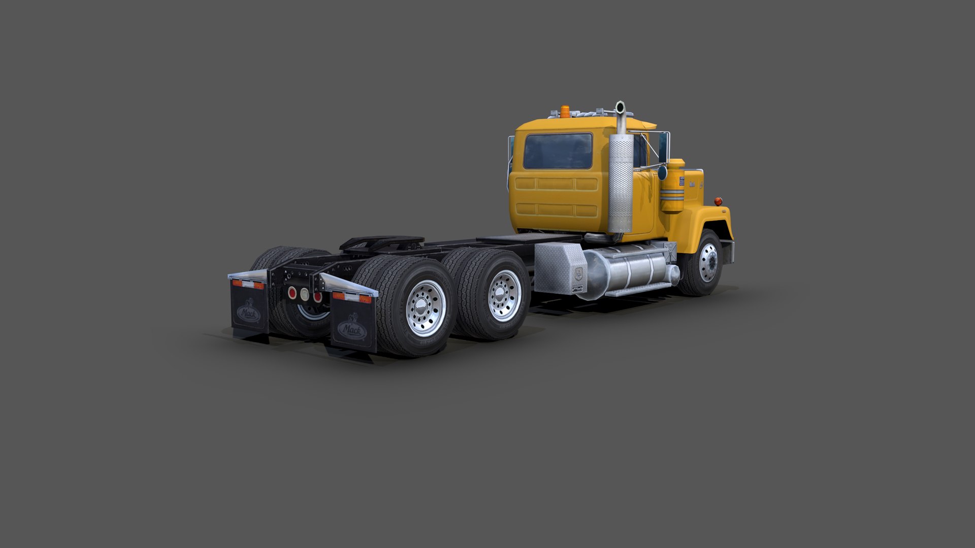 Mack RW600 Superliner Semi Truck 1988 3D Model - TurboSquid 1868560