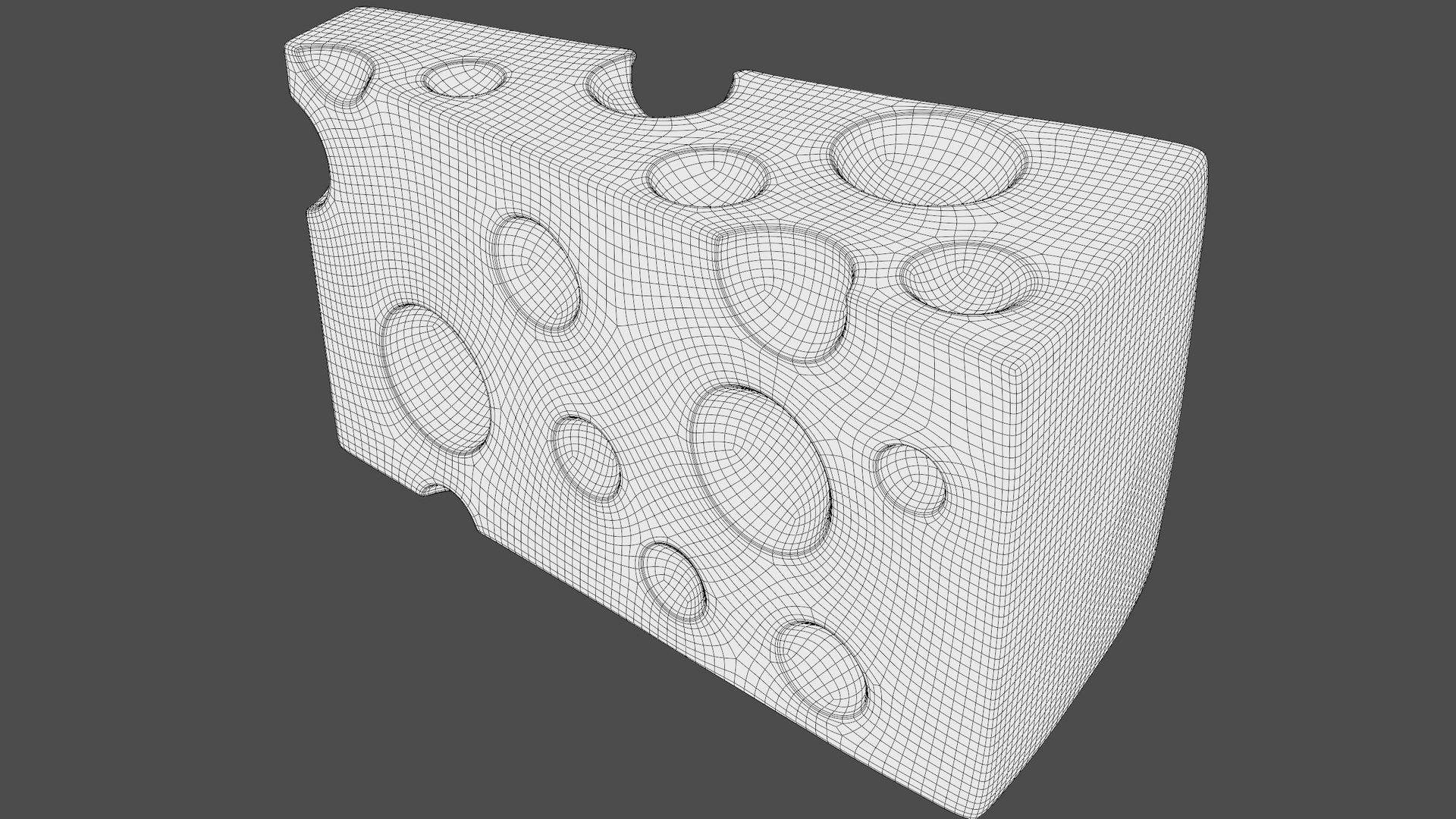 Cinematic Swiss Cheese Model - TurboSquid 2394768