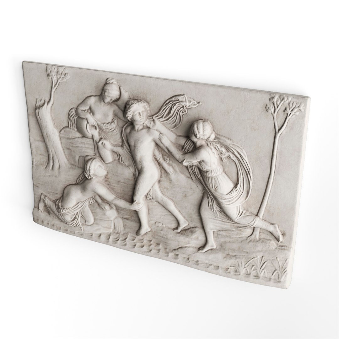 3D Roman Wall Relief Model - TurboSquid 1945906