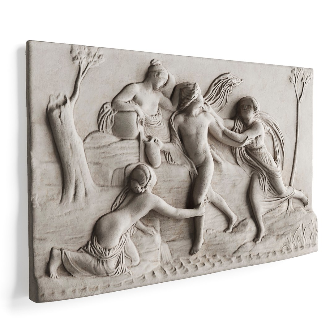 3D Roman Wall Relief Model - TurboSquid 1945906