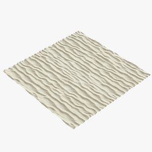 3D model Sand Ripple Plan Surface