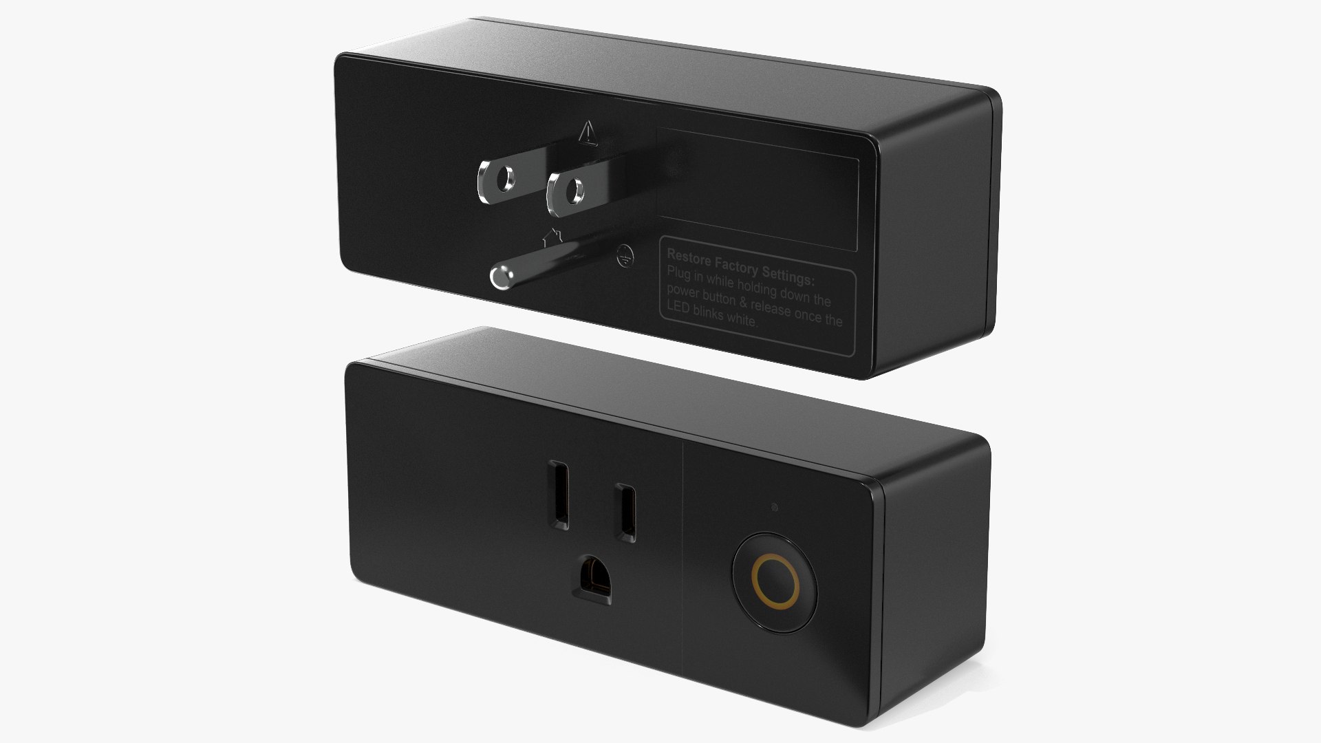 Mini Smart Plug 3D model preview